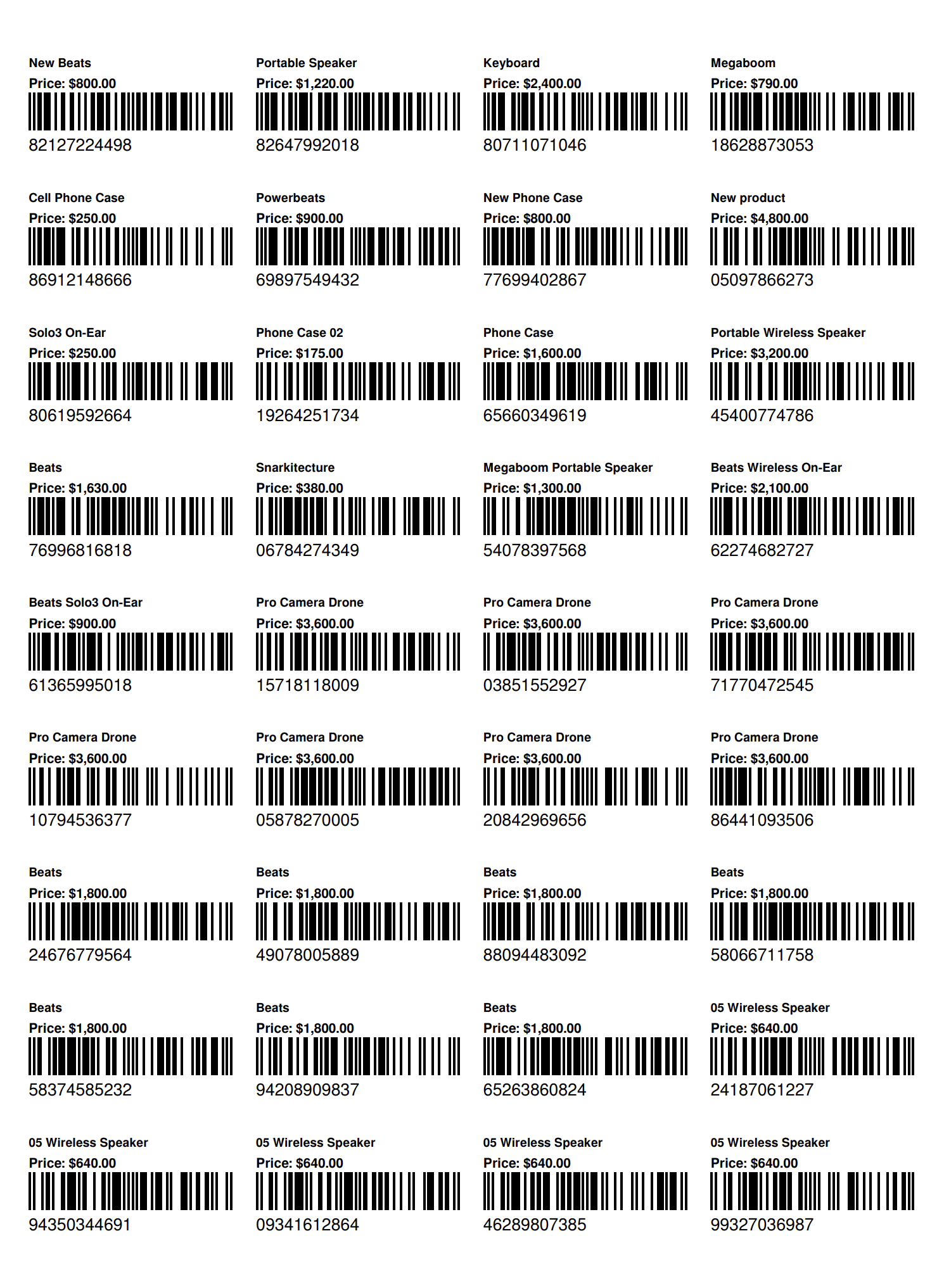 Barcode Management & Scanning