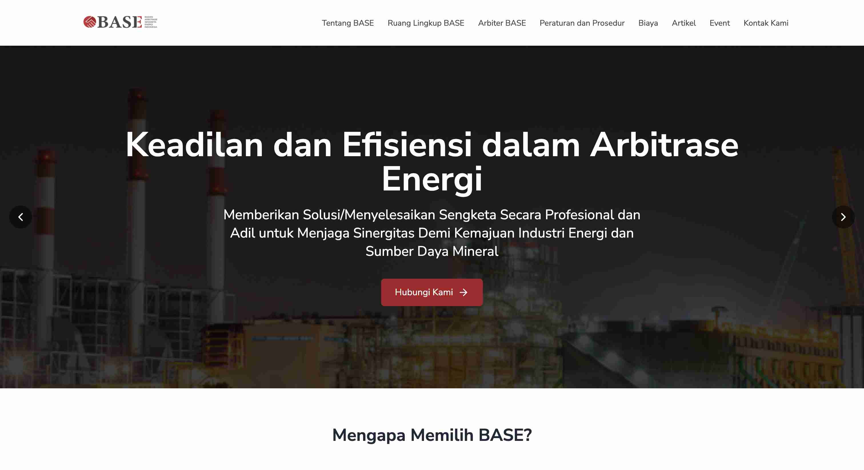 BASE - Homepage