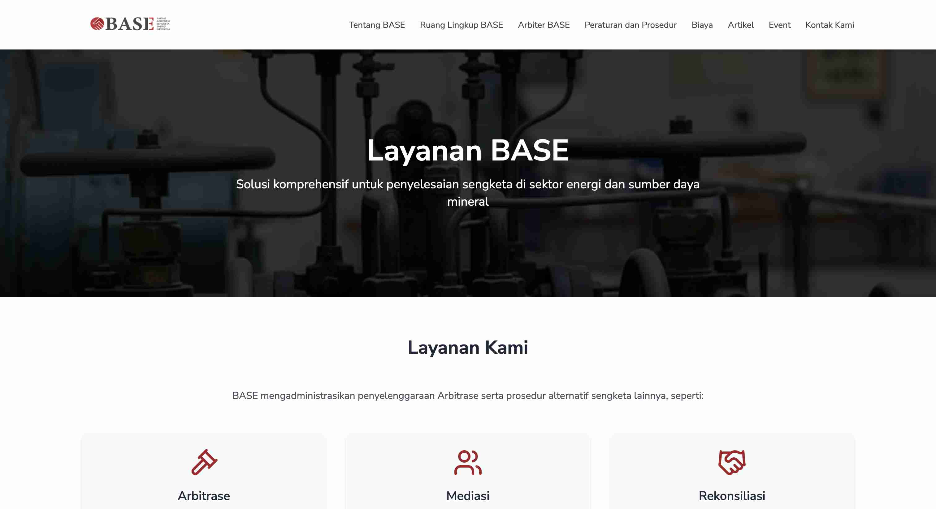 BASE - Homepage Website