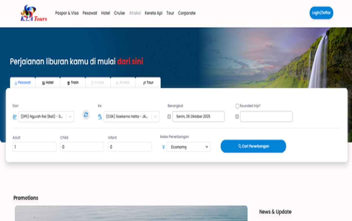 KiaTravels.com - Travel & Tourism Platform