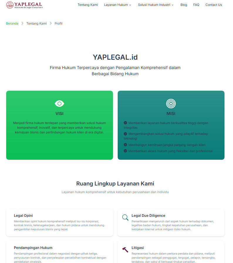YAPLEGAL.id - Layanan Hukum